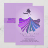 Dance with Flair Invitation Kaart (Voorkant / Achterkant)