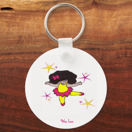 Dance with me Ballerina Sleutelhanger (Voorkant)