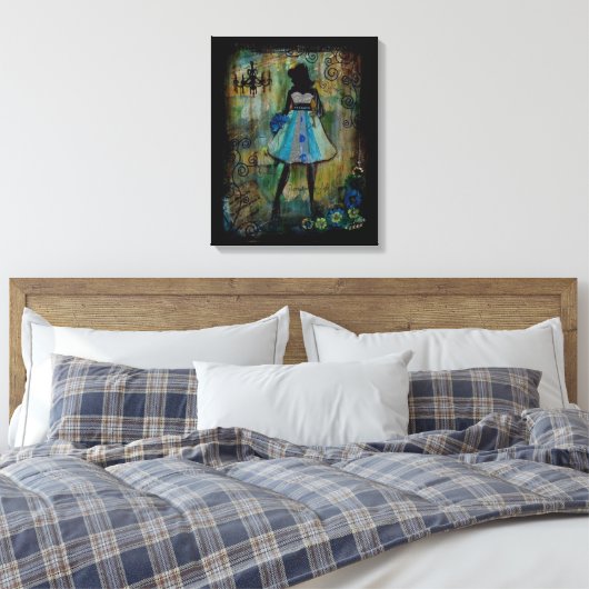 Dance with me by Heather Saulsbury Canvas Afdruk (Insitu (Slaapkamer))