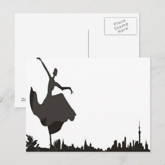 Dance with the Skyline Briefkaart (Voorkant / Achterkant)