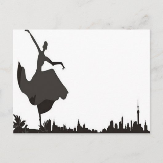 Dance with the Skyline Briefkaart (Voorkant)