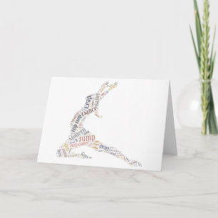 Dance Word Cloud Kaart