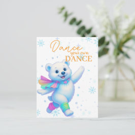 Dance Your Own Dance Canvas Art Briefkaart