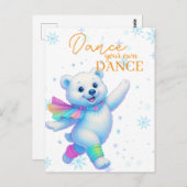 Dance Your Own Dance Canvas Art Briefkaart (Voorkant / Achterkant)