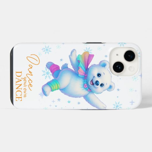 Dance your own Dance Phone Case iPhone Hoesje (Achterkant horizontaal)