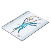 Dance Zoals de wereld spiral notebook bekijkt Notitieboek (Linkerzijde)