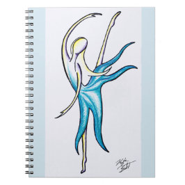 Dance Zoals de wereld spiral notebook bekijkt Notitieboek