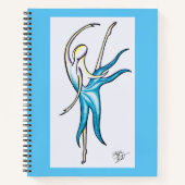 Dance Zoals de wereld spiral notebook bekijkt Notitieboek (Voorkant)
