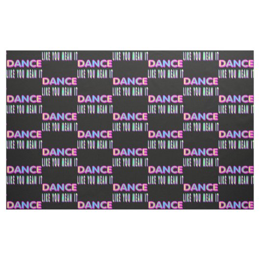 Dance zoals jij het betekent IT Fabric Stof (Fat Quarter)
