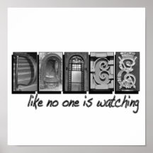 Dance zoals niemand kijkt, met een Afbeelding