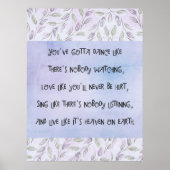 Dance zoals niemand kijkt poster (Voorkant)