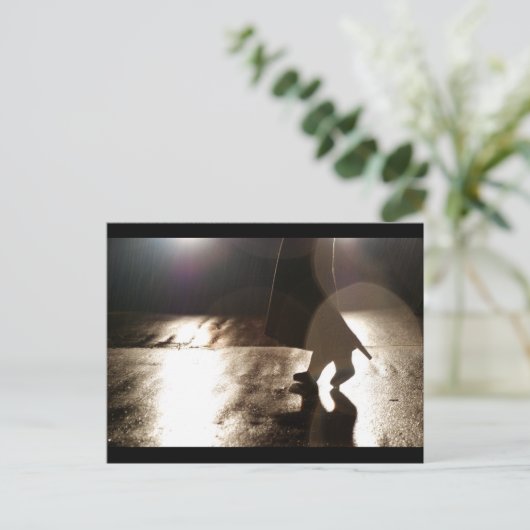 Dance zonder partner briefkaart (Staand voorkant)