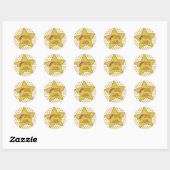 dancealong_star_dancer_stickersheet ronde sticker (Vel)