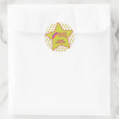dancealong_star_dancer_stickersheet ronde sticker (Tas)