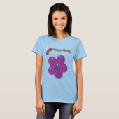 danceby_front_dames_flower5 t-shirt (Voorkant volledig)