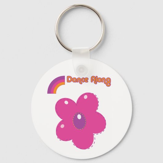 danceby_key_chain_flower sleutelhanger (Voorkant)