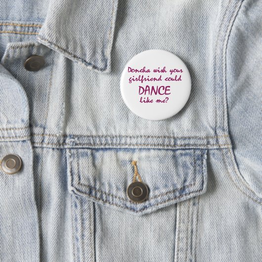 DanceChick Doncha Ronde Button 5,7 Cm (In situ)