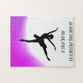 DANCEER PRINCESS PUZZLE MET NAAM VAN DE KLANT! LEGPUZZEL (Horizontaal)