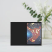 Dancefloor Diva Summer Vacation Abstracte Art Briefkaart (Staand voorkant)