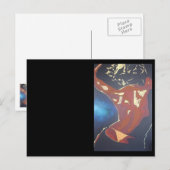 Dancefloor Diva Summer Vacation Abstracte Art Briefkaart (Voorkant / Achterkant)