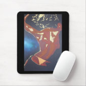 Dancefloor Diva Summer Vacation Abstracte Art Muismat (Met muis)
