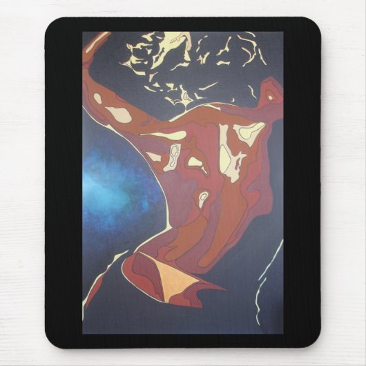 Dancefloor Diva Summer Vacation Abstracte Art Muismat (Voorkant)