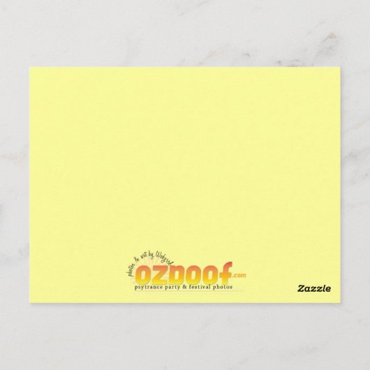 Dancefloor Glimpses Briefkaart (Achterkant)