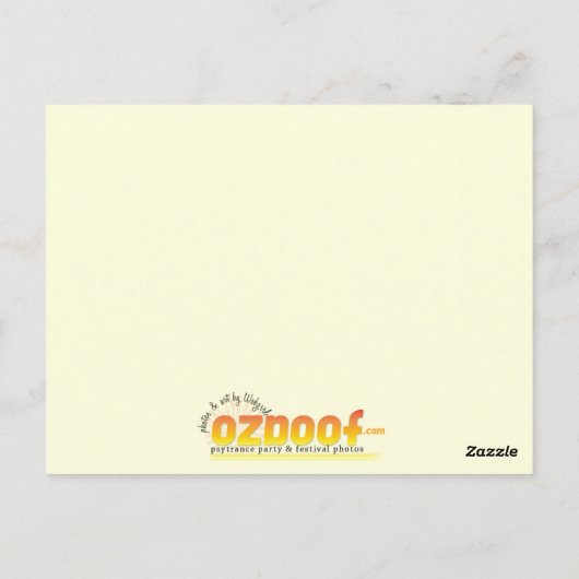 Dancefloor Glimpses Briefkaart (Achterkant)