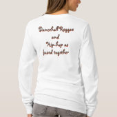 Dancehall-Dames Hoody Long-hoeve (Achterkant)