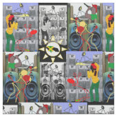 Dancehall Fabric #2 Stof (Close Up)