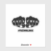 Dancehall Gaza Sticker (Vel)