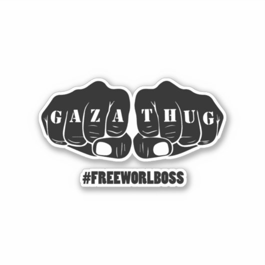 Dancehall Gaza Sticker (Voorkant)
