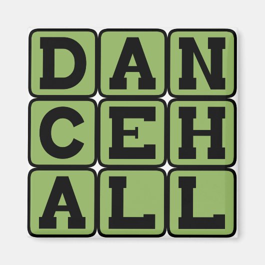 Dancehall, Muziekgenre Magneet (Voorkant)