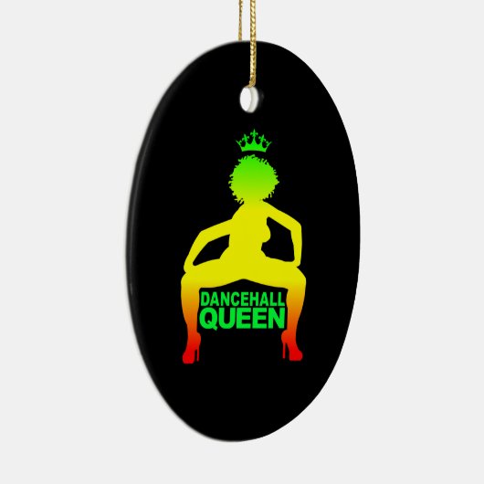Dancehall Queen Keramisch Ornament (Rechts)