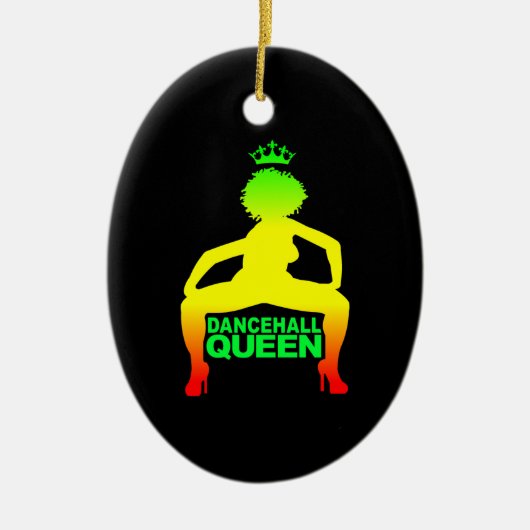Dancehall Queen Keramisch Ornament (Voorkant)