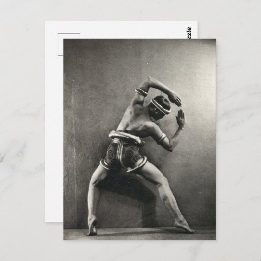 Dancer 1928 briefkaart (Voorkant / Achterkant)