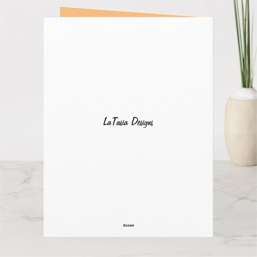 Dancer African American Moederdag Kaart (Achterkant)