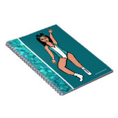 Dancer Aqua Spark Notitieboek #2 (Rechterzijde)