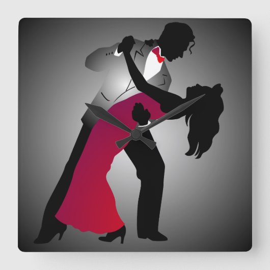 Dancer-ballast Vierkante Klok (Voorkant)