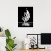 Dancer Ballet Dance Art Poster (Thuiskantoor)