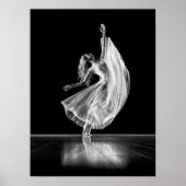 Dancer Ballet Dance Art Poster (Voorkant)