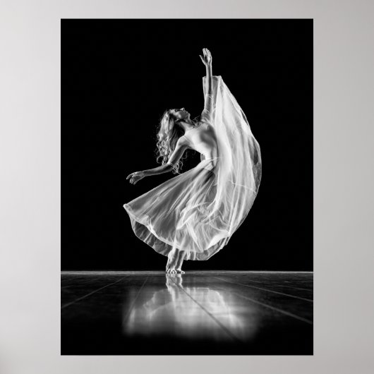 Dancer Ballet Dance Art Poster (Voorkant)