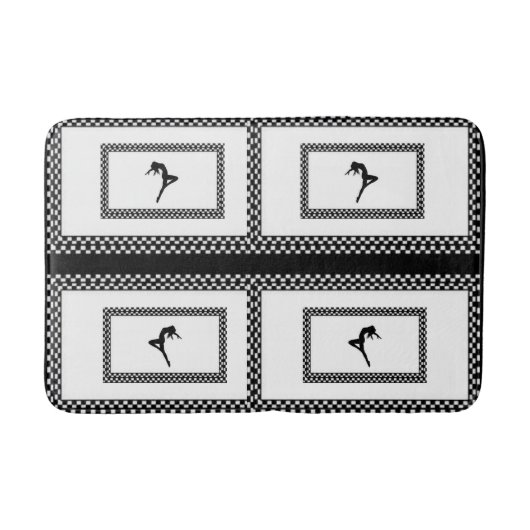Dancer Bathroom Bathmat Badmat (Voorkant)