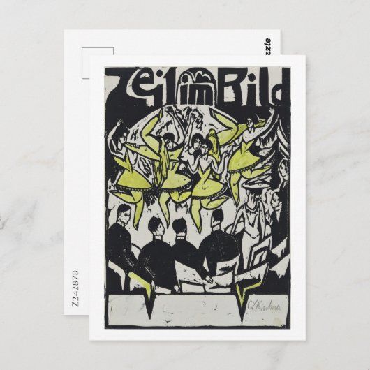 Dancer bij het Ice Palace Kirchner Briefkaart (Voorkant / Achterkant)