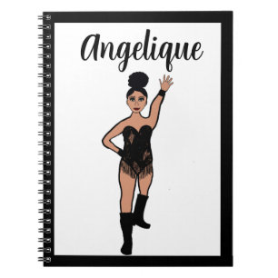 Dancer Black Fringe Notebook #2 Notitieboek