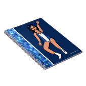 Dancer Blue Spark Notitieboek # 2 (Rechterzijde)