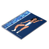 Dancer Blue Spark Notitieboek # 2 (Linkerzijde)