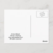 Dancer, Briefkaart (Achterkant)