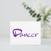 Dancer Briefkaart (Staand voorkant)