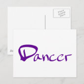 Dancer Briefkaart (Voorkant / Achterkant)